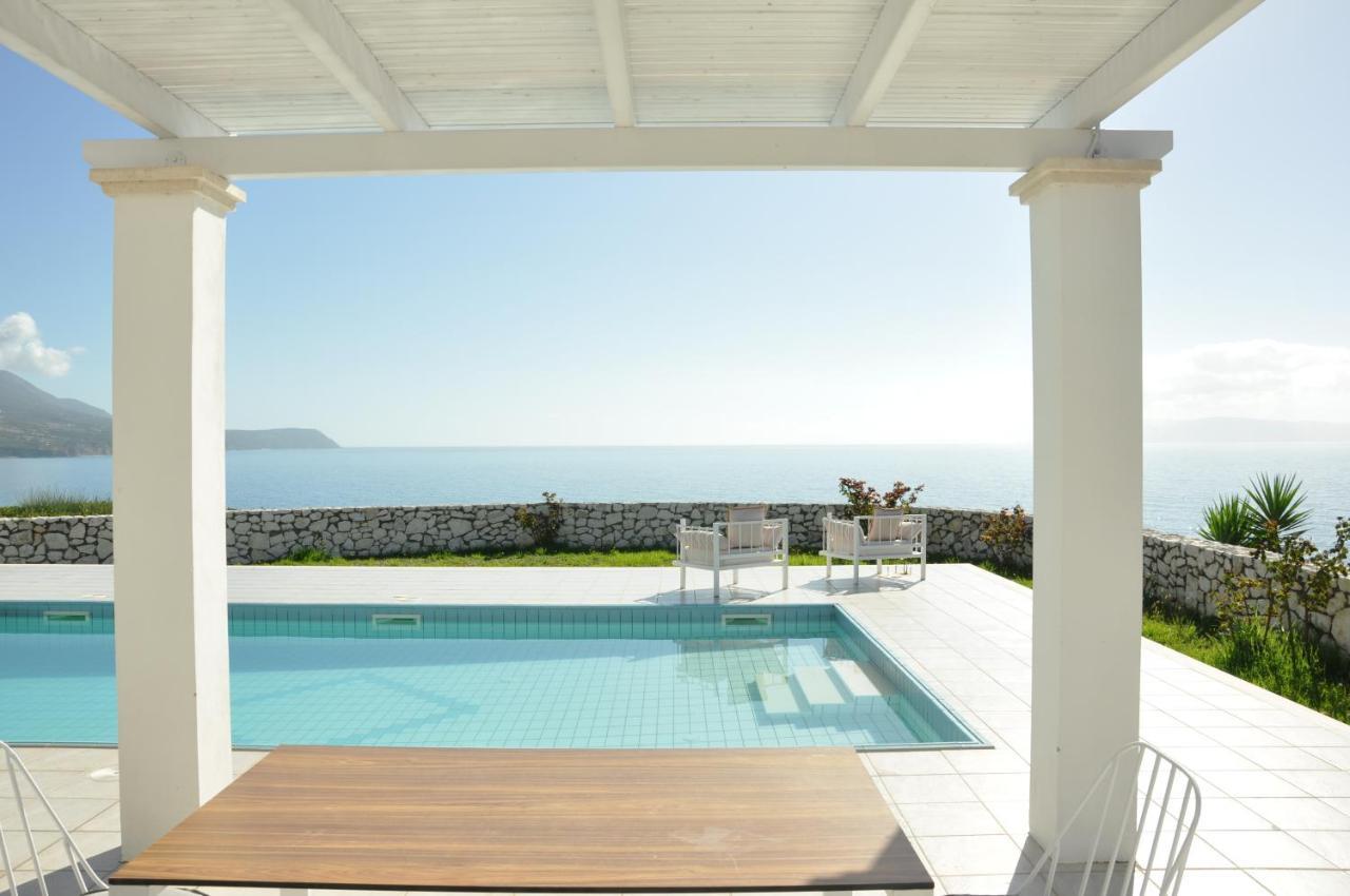 Seafront Villa Kefaloniaprivatevillas Trapezaki  Dış mekan fotoğraf