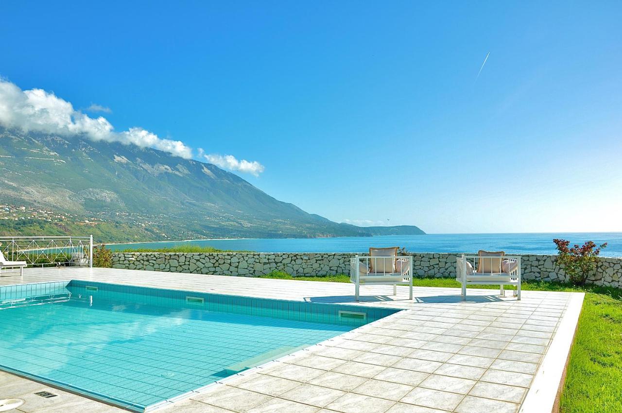 Seafront Villa Kefaloniaprivatevillas Trapezaki  Dış mekan fotoğraf