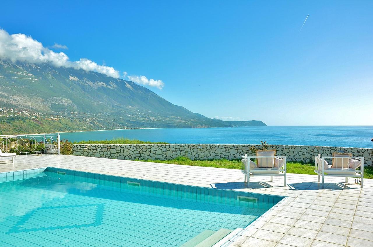 Seafront Villa Kefaloniaprivatevillas Trapezaki  Dış mekan fotoğraf
