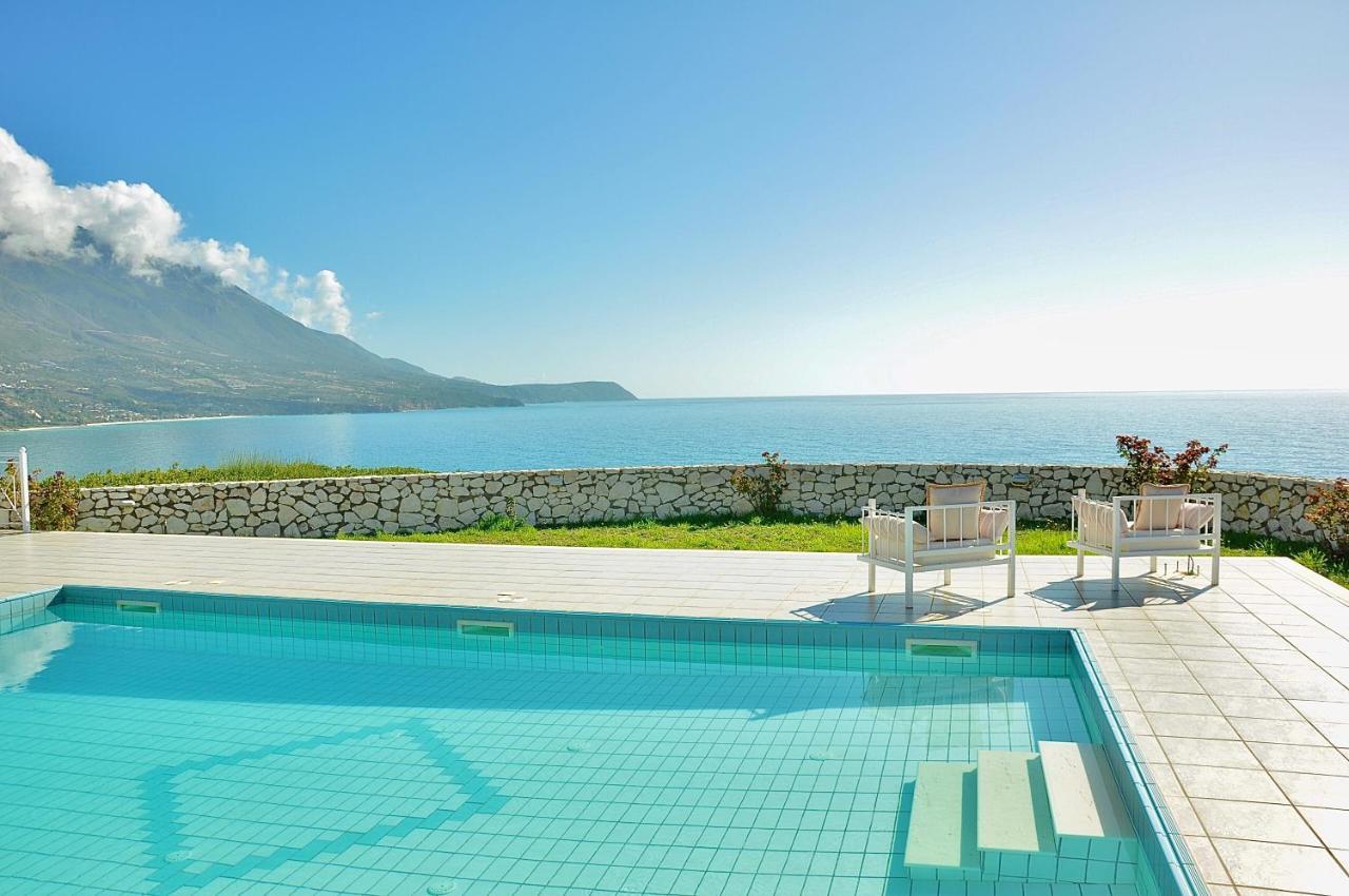 Seafront Villa Kefaloniaprivatevillas Trapezaki  Dış mekan fotoğraf
