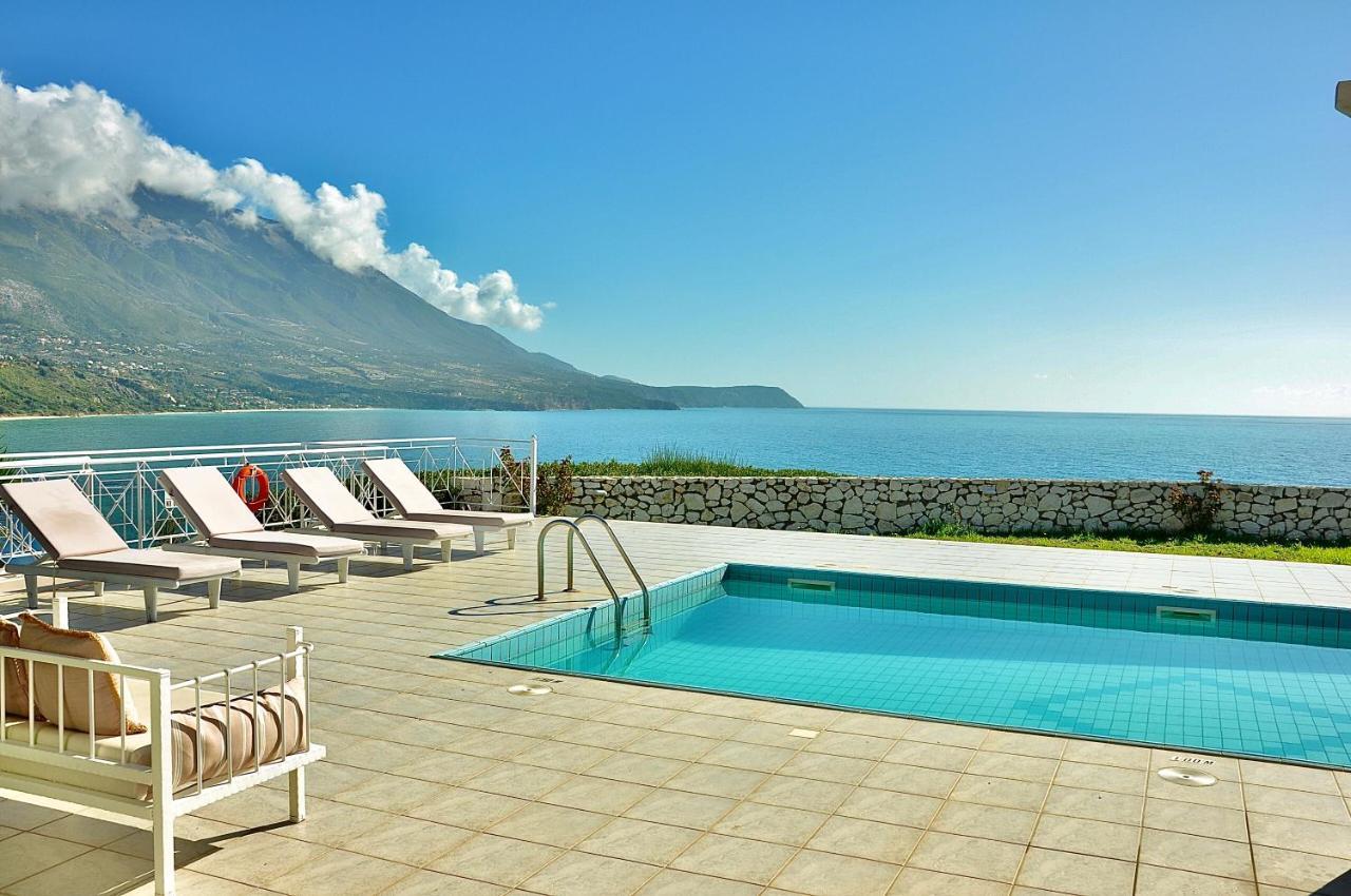 Seafront Villa Kefaloniaprivatevillas Trapezaki  Dış mekan fotoğraf