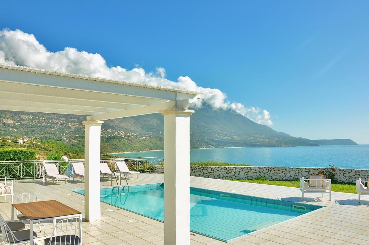 Seafront Villa Kefaloniaprivatevillas Trapezaki  Dış mekan fotoğraf