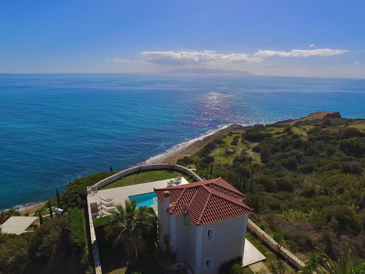 Seafront Villa Kefaloniaprivatevillas Trapezaki  Dış mekan fotoğraf